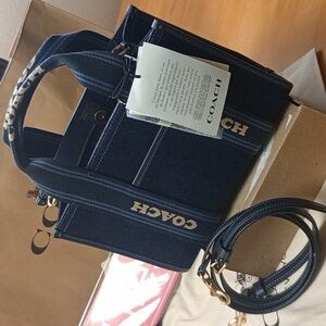 Coach Denim Smith Tote 24